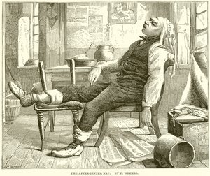 A Sesta Após O Jantar. De F. Weekes de English School