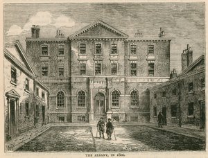 A Albany, Londres, em 1800 de English School