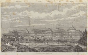 O Palácio Albert, no Battersea Park (gravura) de English School