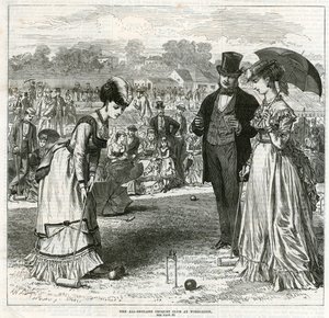 O Croquet Club de Toda a Inglaterra em Wimbledon de English School