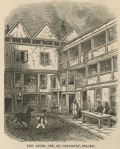 O Anjo Inn, St. Clements, Strand, Londres de English School
