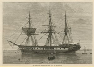 O navio de treinamento Arethusa para meninos de English School