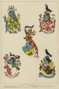 Os Rolamentos Armoriais (cor litho) de English School