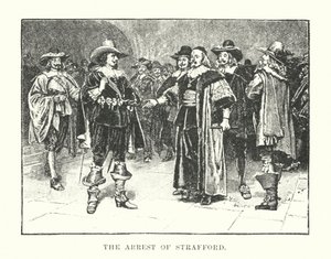 A prisão de Strafford (gravura) de English School