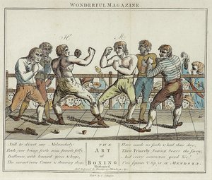 A Arte do Boxe (cor litho) de English School