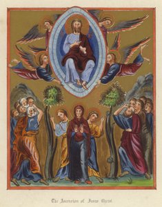 A Ascensão de Jesus Cristo (cor litho) de English School