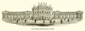 O Banco da Inglaterra em 1785 de English School