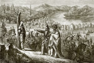 O Barão de Wagon no posto de guerra de English School