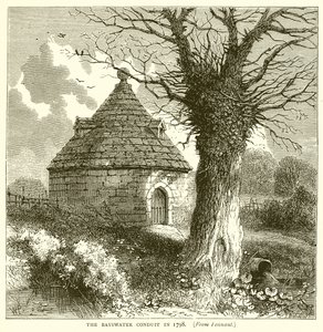 O conduto de Bayswater em 1798 de English School