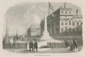 O Bellot Memorial em Greenwich, Londres de English School
