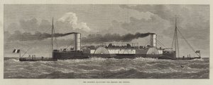 O Saloon-Ship de Bessemer para atravessar o Canal (gravura) de English School