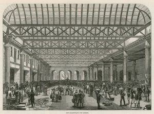 O mercado de peixes do Billingsgate de English School