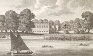 O Bispo do Palácio de Londres em Fulham, gravado por Taylor, 1788 de English School