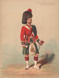 O relógio preto, Royal Highlanders, oficial, ordem de revisão de English School