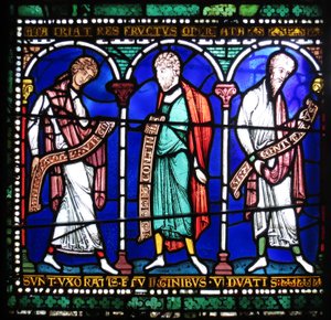 Os Estados Abençoados, Canterbury Cathderal (vidro manchado) de English School