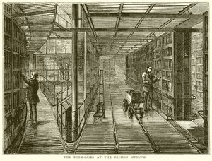 The Book-Cases no Museu Britânico de English School
