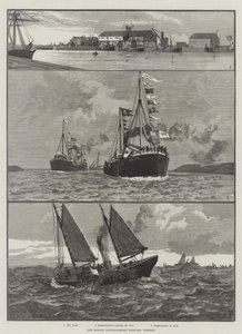 The Boston (Lincolnshire) Deep-Sea Fishery (gravura) de English School
