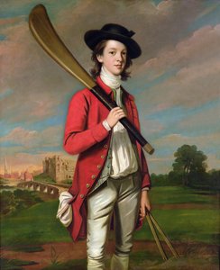 O menino com um morcego: Walter Hawkesworth Fawkes, c.1760