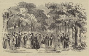 The Broad Walk, Christ Church Meadows, Oxford, no domingo à noite de English School