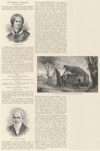 Os Brontes na Irlanda (gravura) de English School