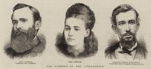 O incêndio do "Cospatrick" (gravura) de English School