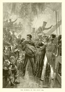 A Queima do Kent, 1825 de English School