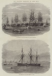 As Osséquias de Calcutá do Senhor Mayo (gravura) de English School