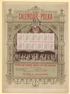 A valsa do calendário, 1884 de English School