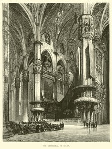 A catedral de Milão de English School