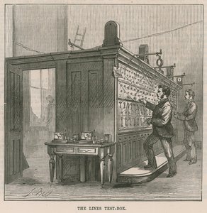The Central Post Office Telegraph Estabelecimento: A linha de caixa de teste de English School