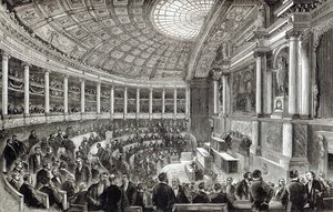Câmara dos Deputados, Paris, de &39;Leisure Hour&39;, 1891 de English School