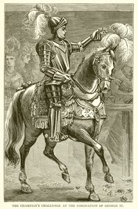 O Desafio dos Campeões na Coroação de George IV de English School