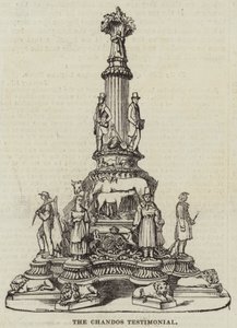 O testemunho de Chandos (gravura) de English School