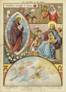 Os Filhos da Bíblia: As crianças trazidas a Jesus (chromolitho) de English School