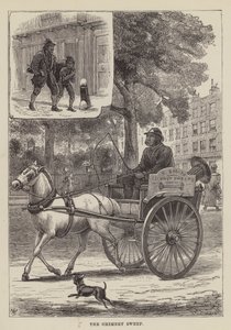 A Chimney Sweep (gravura) de English School
