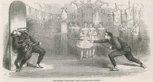 O feito de empalamento chinês no Teatro Drury Lane de English School