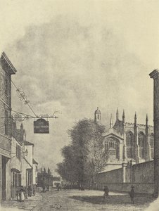 O Christopher Inn, etc (gravura) de English School