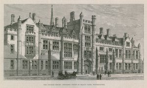 A casa da igreja de English School