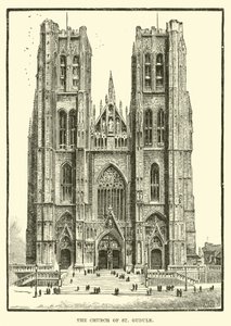 A, igreja, de, st, gudule de English School