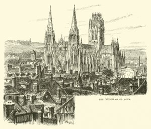 A, igreja, de, st, Ouen de English School