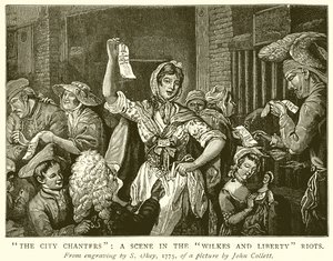 The City Chanters: Uma cena nos tumultos Wilkes e Liberty de English School