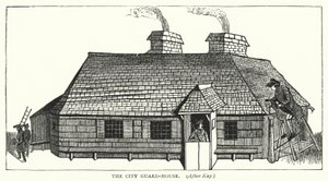 The City Guard-House (gravura) de English School