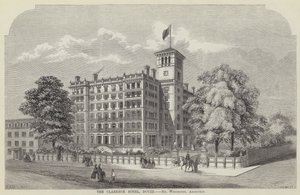 O Hotel Clarence, Dover (gravura) de English School