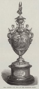 A Taça Clifden, ganha na Stamford Races (gravura) de English School