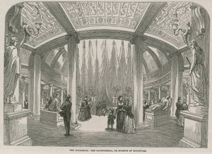 O Coliseu - A Gliptoteca, ou museu de escultura (gravura) de English School