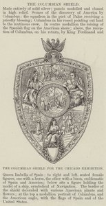 The Columbian Shield for the Chicago Exhibition (gravura) de English School