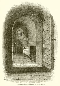 A célula condenada em Newgate de English School