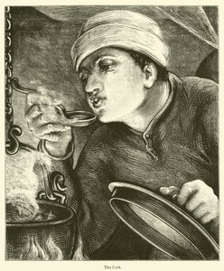 O Cozinheiro (gravura) de English School
