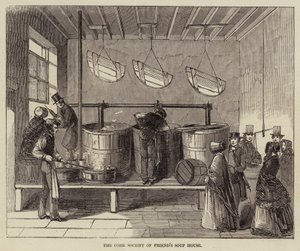 A Sociedade da Sopa dos Amigos de Cortiça (gravura) de English School