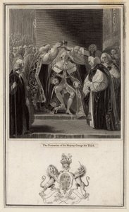 A coroação de sua majestade George III de English School